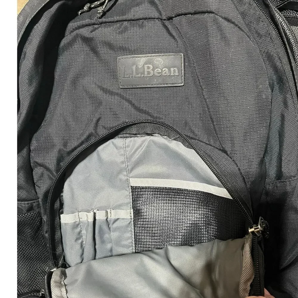 Vintage L.L. Bean Black Everyday Backpack 18